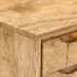 Escritorio con cajones madera maciza de mango 110x47x76