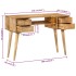 Escritorio con cajones madera maciza de mango 110x47x76