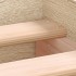 Estructura de cama con cabecero piecero roble Sonoma 140x190