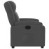 Sillón reclinable de tela gris