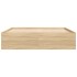 Estructura de cama roble Sonoma 160x200