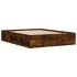 Estructura de cama roble ahumado 160x200