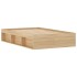 Estructura de cama roble Sonoma 120x190