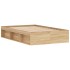 Estructura de cama roble Sonoma 120x200