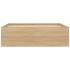 Estructura de cama roble Sonoma 120x200