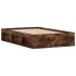 Estructura de cama roble ahumado 120x200