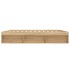 Estructura de cama roble Sonoma 200x200