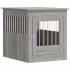 Jaula para perros madera ingeniería gris Sonoma 64,5x80x71