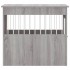 Jaula para perros madera ingeniería gris Sonoma 64,5x80x71