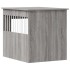 Jaula para perros madera ingeniería gris Sonoma 64,5x80x71