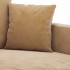 Sillón de terciopelo marrón 60