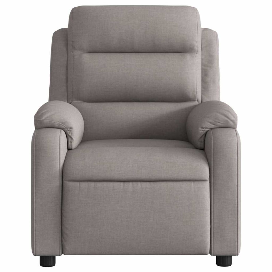 Sillón reclinable de masaje eléctrico tela gris