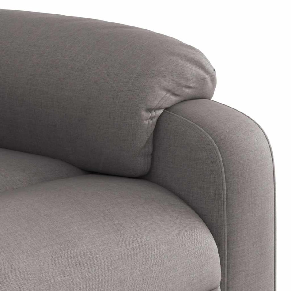 Sillón reclinable de masaje eléctrico tela gris