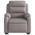 Sillón reclinable de masaje elevable tela gris