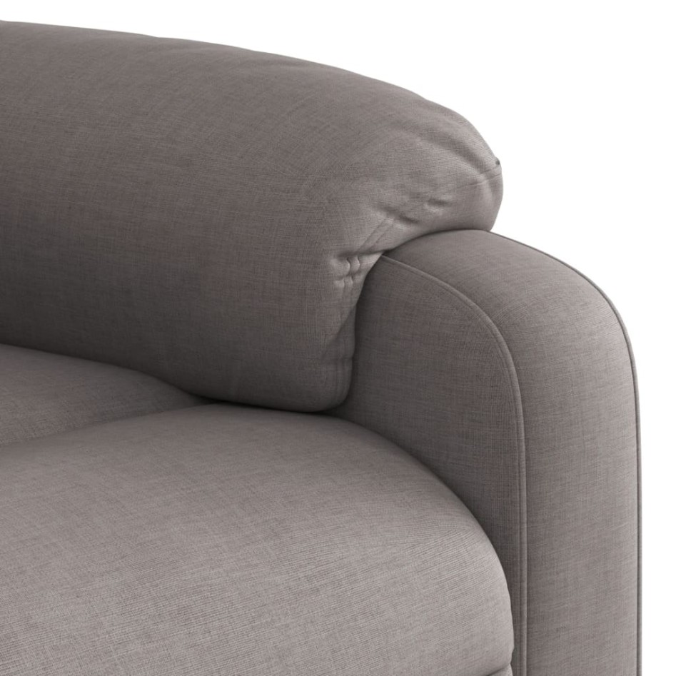 Sillón reclinable de masaje elevable tela gris