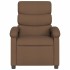 Sillón reclinable eléctrico de tela