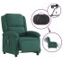 Sillón reclinable de masaje eléctrico terciopelo verde