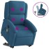 Sillón reclinable de masaje elevable terciopelo