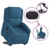 Sillón reclinable de masaje elevable terciopelo