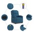 Sillón reclinable de masaje elevable terciopelo
