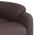 Sillón masaje eléctrico reclinable elevable tela marrón