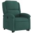 Sillón reclinable elevable terciopelo verde