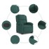 Sillón reclinable elevable terciopelo verde
