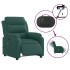 Sillón reclinable de masaje eléctrico tela verde