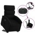 Sillón eléctrico reclinable elevable de tela
