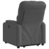 Sillón eléctrico reclinable elevable de tela gris