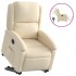 Sillón eléctrico reclinable elevable de tela color