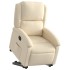 Sillón eléctrico reclinable elevable de tela color