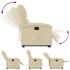Sillón eléctrico reclinable elevable de tela color