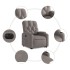 Sillón eléctrico reclinable elevable de tela gris