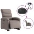 Sillón eléctrico reclinable elevable de tela gris