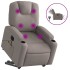 Sillón de masaje eléctrico reclinable elevable tela