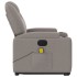 Sillón de masaje eléctrico reclinable elevable tela