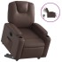Sillón reclinable elevable eléctrico de cuero sintético