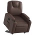 Sillón reclinable elevable eléctrico de cuero sintético