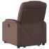 Sillón reclinable elevable eléctrico de cuero sintético