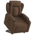 Sillón reclinable elevable de tela