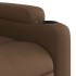 Sillón reclinable elevable de tela