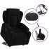 Sillón reclinable elevable tela