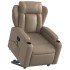 Sillón reclinable masaje pie cuero artificial color