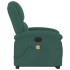 Sillón masaje reclinable elevable terciopelo verde