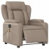 Sillón reclinable de masaje eléctrico cuero sintético