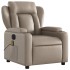 Sillón reclinable de masaje eléctrico cuero sintético
