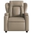 Sillón reclinable de masaje eléctrico cuero sintético