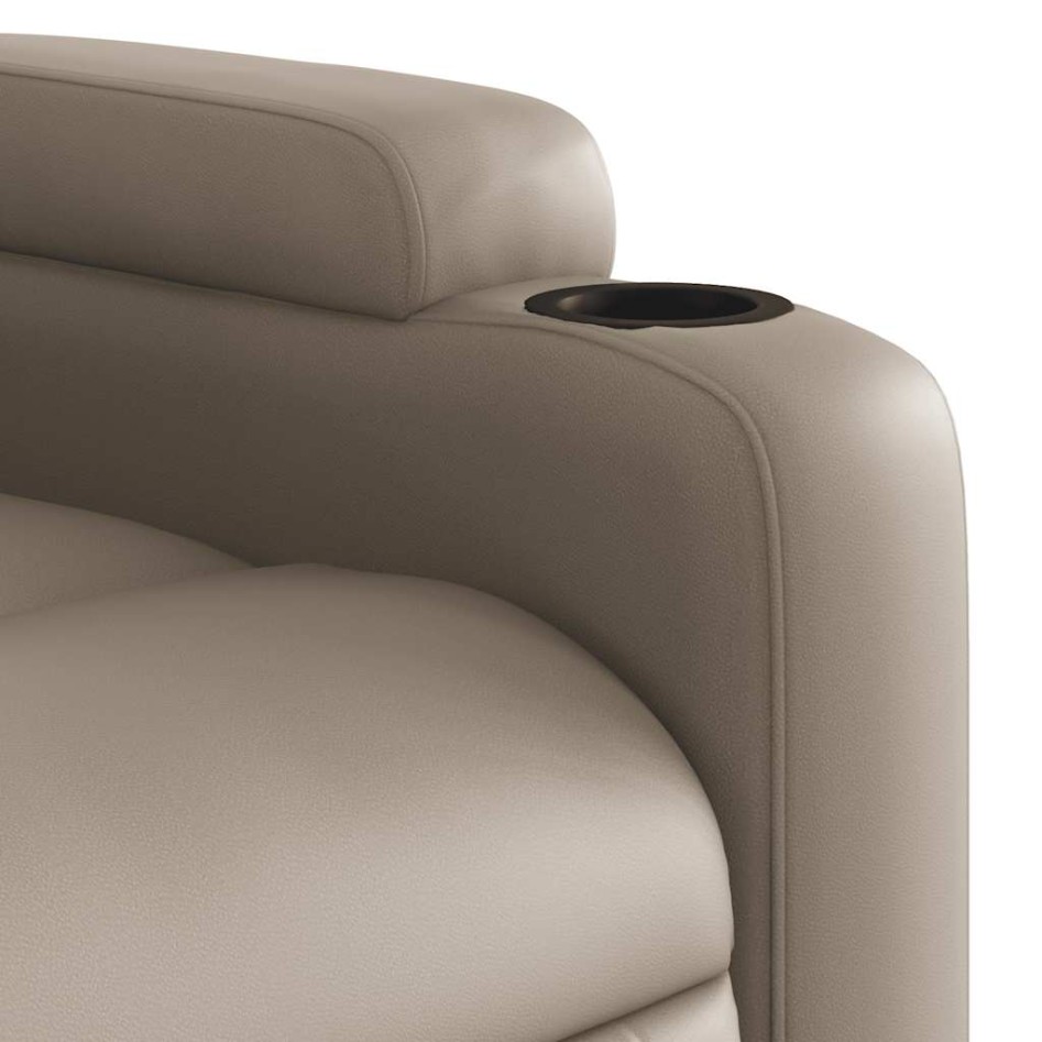 Sillón reclinable de masaje eléctrico cuero sintético