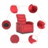 Sillón reclinable eléctrico de cuero sintético